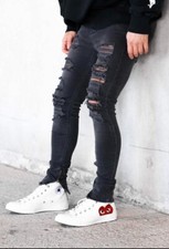 Men's Slim Fit Black Jeans