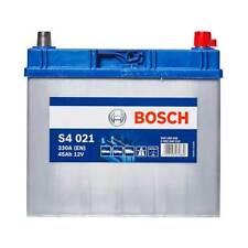 S4 158 Car Battery 12V 45Ah 330cca L238 x W129 x H227 0/1 4 Year - Bosch S4021