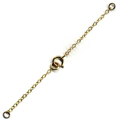Rolled gold necklace necklet - gold,