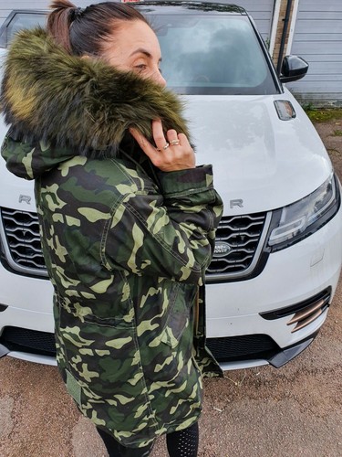 Miss furs camouflage real fox - camouflage,