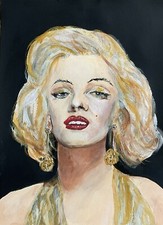 Marilyn Monroe Painting Print