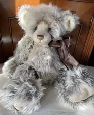 CHARLIE BEARS 2012 YEAR BEAR CB124921 HUG4 46cm 18” GREY MIX PLUSH PLUMO BEAR 