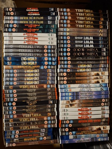 Dvd job lot bundle - 60+, mixed