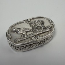 Solid Silver Pill Box Pot