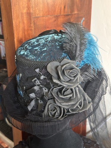 Steampunk whitby goth top hat - goth,