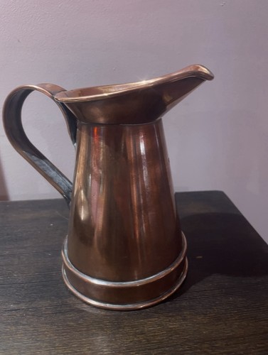 Vintage copper measuring jug - copper,