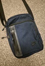 Nike Crossbody Shoulder Bag Navy Blue Small Messenger Travel Sports Zip