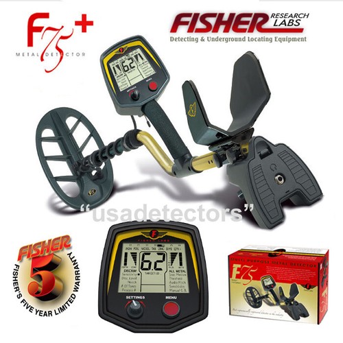 Fisher f75 metal detector - metal, with