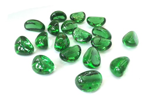Glass nuggets pebbles - glass, /