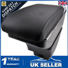 For Skoda Fabia 5J mk2 08-14 Armrest Sliding Black Dual Center Content Box