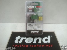 TREND C193X1/4TC C193 31.8MM X 15.9 BEARING GUIDED REBATE ROUTER BIT 1/4" SHANK