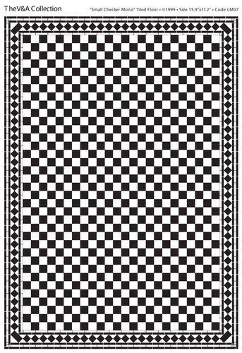 Chequered black and white - chequered,