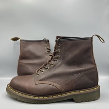 Dr. Martens 1460 8-Eye Brown Leather Lace Up Ankle Boots UK 13 EU 48 US 14
