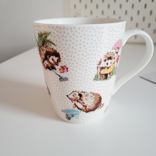 Cath kidston hedgehogs white - hedgehogs,