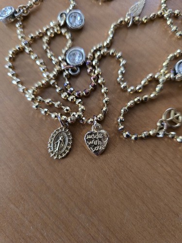 Bibi charm necklace - charm, tone
