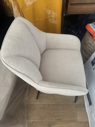 Beige weaved colour dining - weaved,