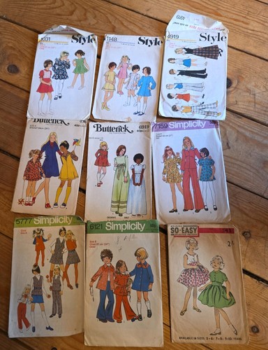 Vintage 70s girls sewing - vintage,