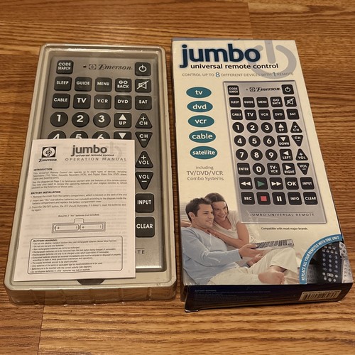 Emerson jumbo universal remote - jumbo,