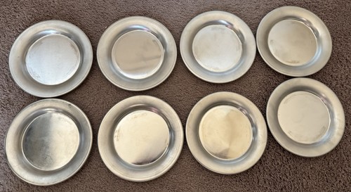 Vintage pewter charger - vintage, 6''