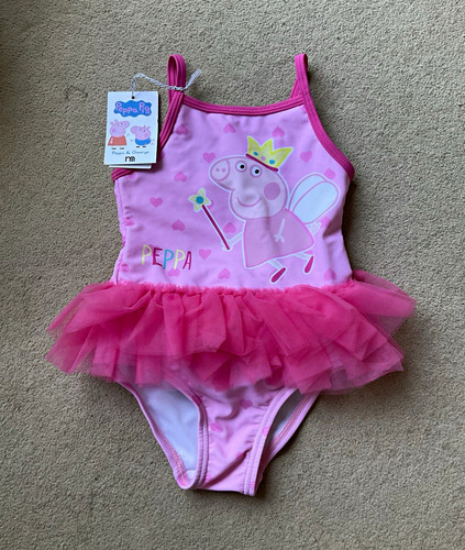 Peppa pig girls pink - peppa, one-piece