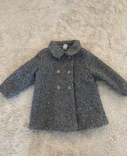 H&M Girls Coat Grey Aged 18-24
