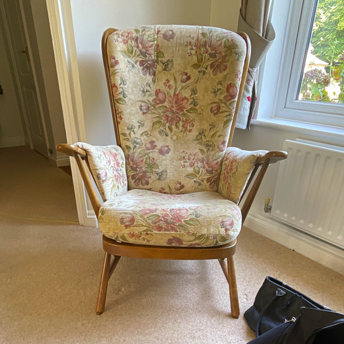 Ercol floral upholstered - ercol,