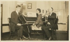 Woman Piano Men Playing Cello