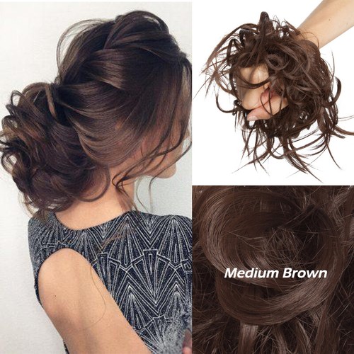 100 realas human messy bun - realas,