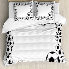 Soccer Duvet Cover Football