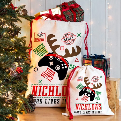 Personalised gamer christmas - personalised,
