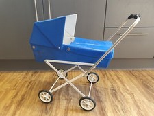 VINTAGE BLEASBY PRODUCTS (OLDHAM) DOLLS PRAM 22" HANDLE HEIGHT BOXED