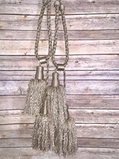 2 Extra Large Tassels Tie
