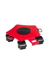 2 no. Rotating Industrial Machine Moving Skates 4 Tonne with 1 no. towing handle