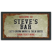 Personalised Welcome Bar