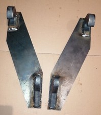 QUICKE NO8 EURO 2PC WELD ON BRACKETS TELEHANDLER TRACTOR JOHN DEERE JCB QUICKIE