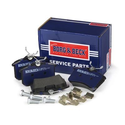Borg beck rear brake discs - borg, &