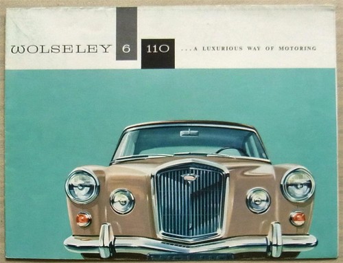 Wolseley 110 car - car, sales
