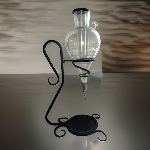 Vintage glass wine cooler - vintage,
