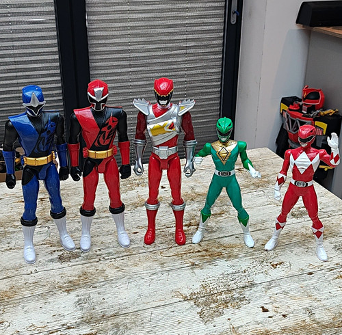 Power rangers figures - rangers, 12"