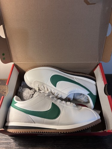 Nike cortez basic white green - nike,
