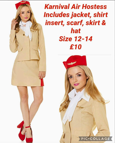 Karnival air hostess fancy - hostess,