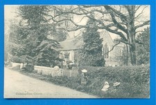 CHIDDINGSTONE CHURCH.POSTCARD
