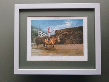 Norman Thelwell Horse Racing print 'Shortening The Odds'  FRAMED