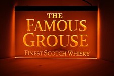 The Famous Grouse LED Neon Light Sign for whisky store bar pub home man cave