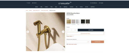Crosswater mpro integrated - crosswater,