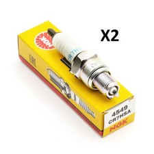 2x NGK C7HSA Spark Plug Fits Pit Bikes & Quad Bike ATV 50cc 90cc 110cc 150cc