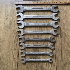 8 Vintage Gedore no 6 Spanners 5/8” to 1/8” Whitworth . 1 