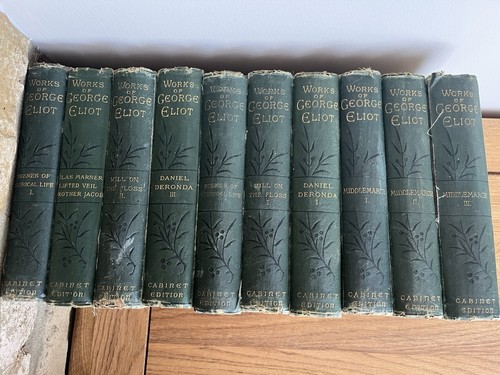 Antique george eliot cabinet - eliot,