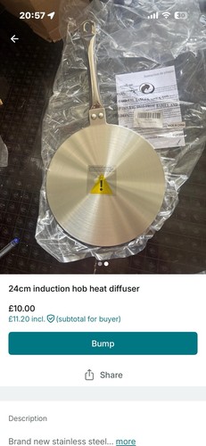 24cm heat diffuser plate - heat,