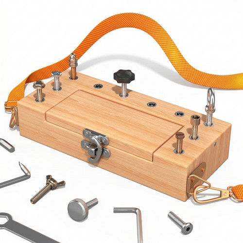 Screw and nut - nut, toy